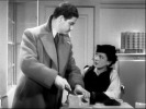 The 39 Steps (1935)Lucie Mannheim, Robert Donat, food and knife